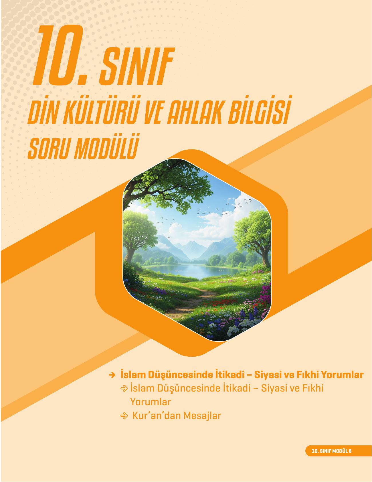 2026 10. Sınıf Din Kültürü ve Ahlak bilgisi Soru Modülü 8