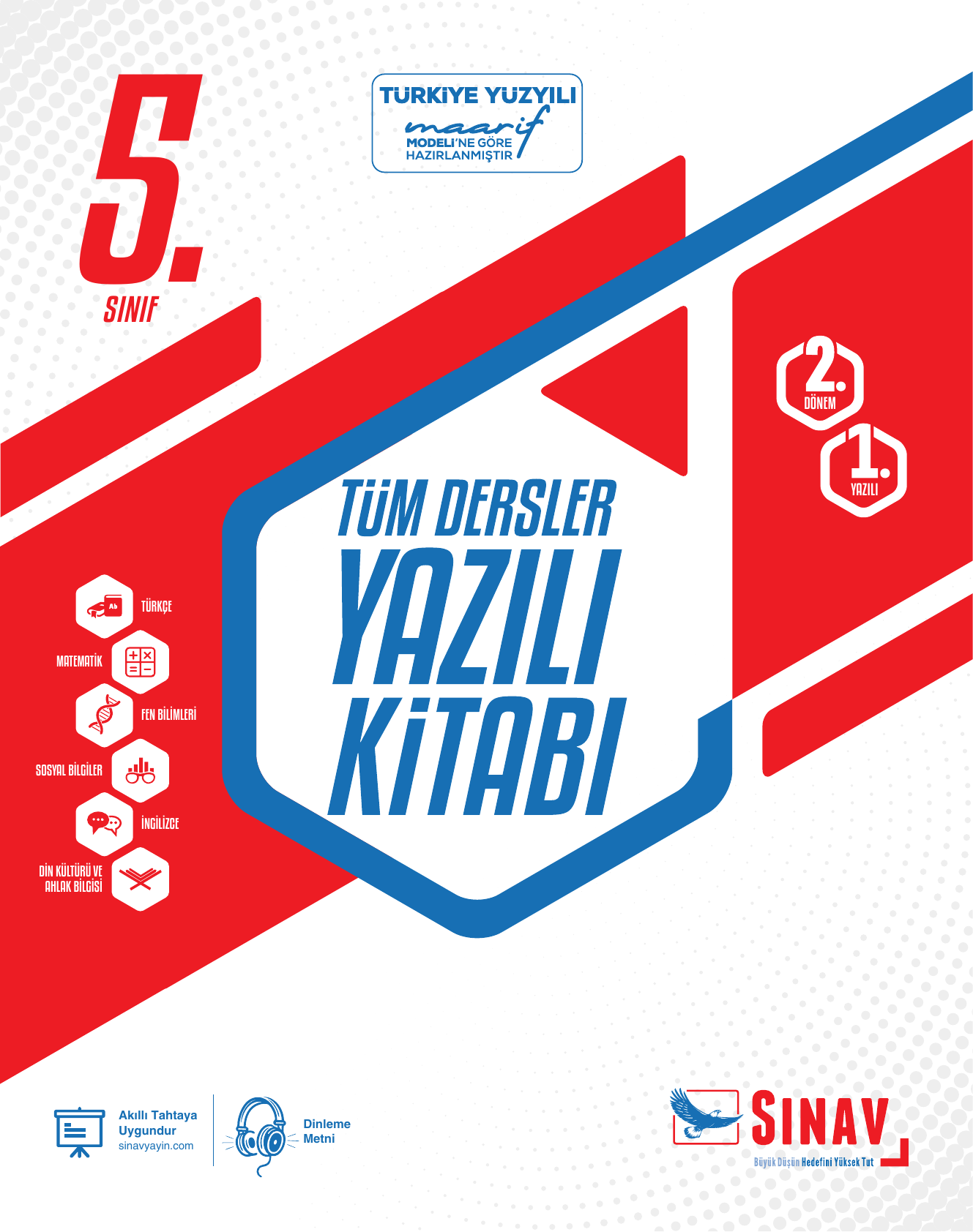 2026 5.Sınıf Tüm Dersler Yazılı Kitabı 2.Dönem 1.Yazılı Sınavı