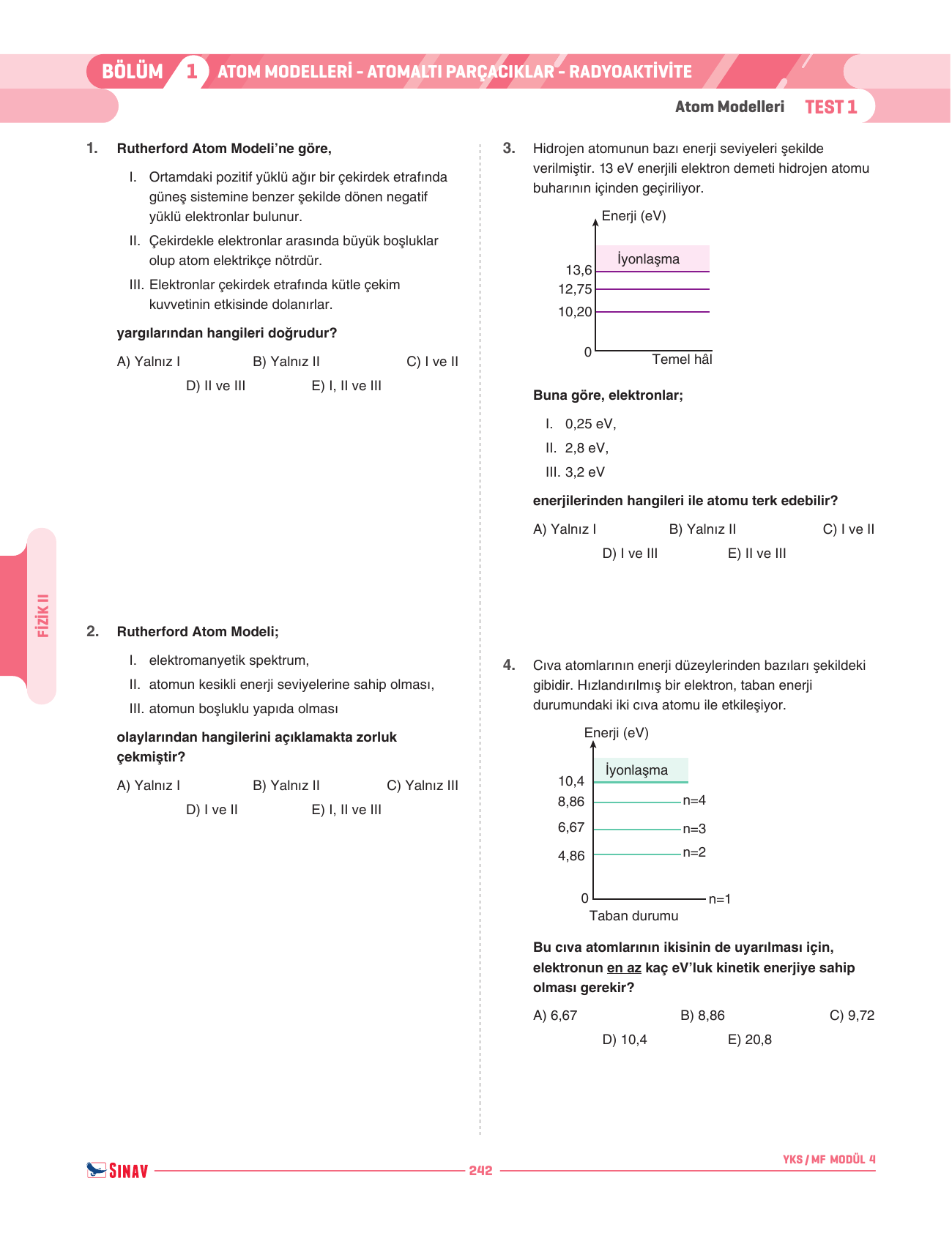2026 12.Sınıf MF Fizik II Soru Modülü 4