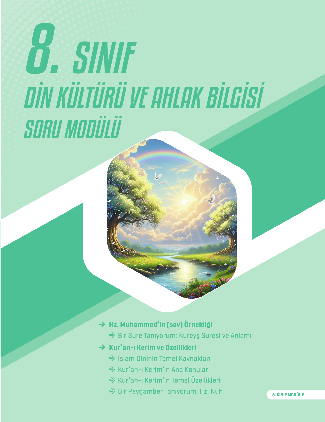 2026 8.Sınıf Din Kültürü ver Ahlak Bilgisi Soru Modülü 6