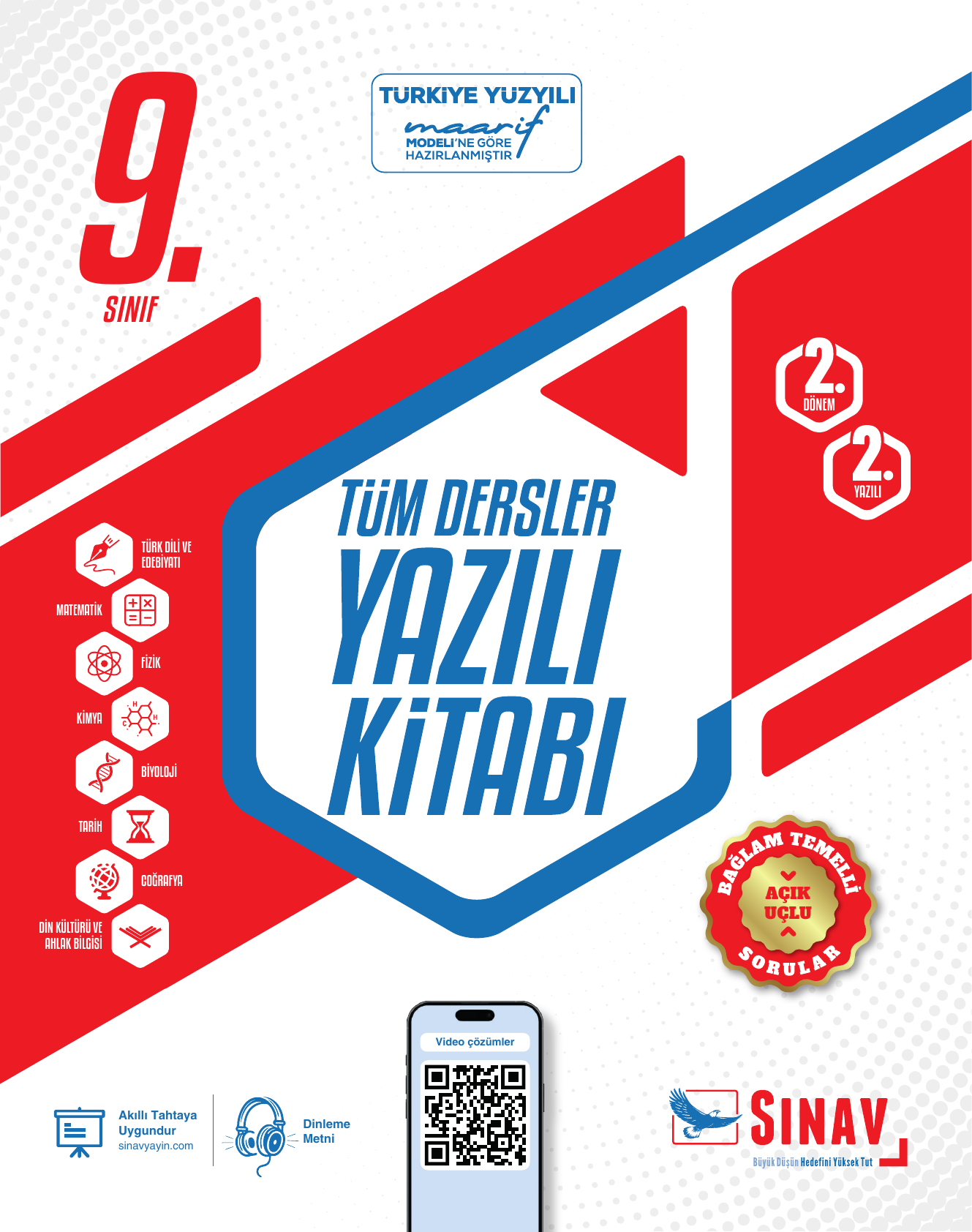 2026 9.Sınıf Tüm Dersler Yazılı Kitabı 2.Dönem 2.Yazılı Sınavı