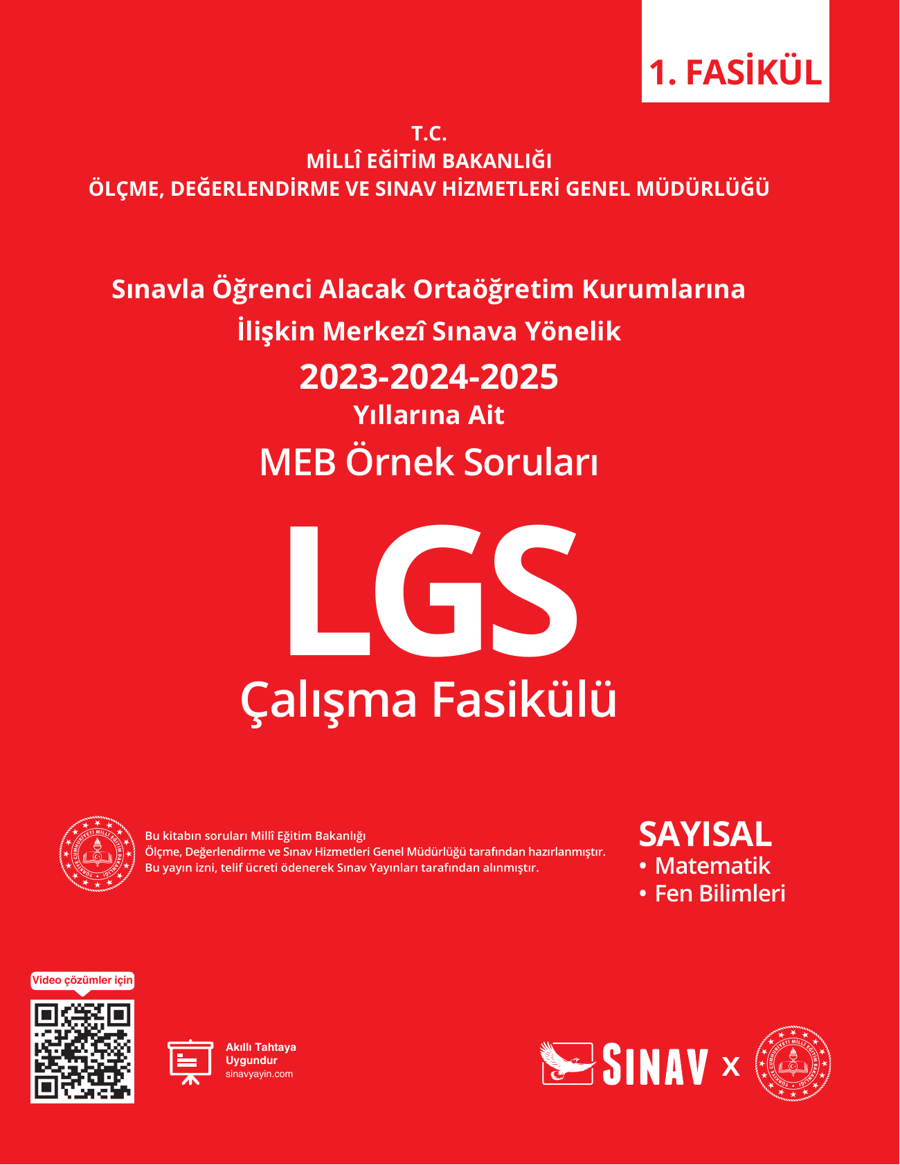 2026  MEB LGS SAYISAL ÖRNEK SORULAR FASİKÜL 01